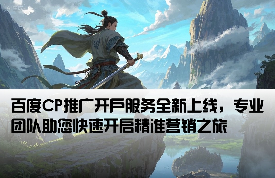 百度cp推廣開戶