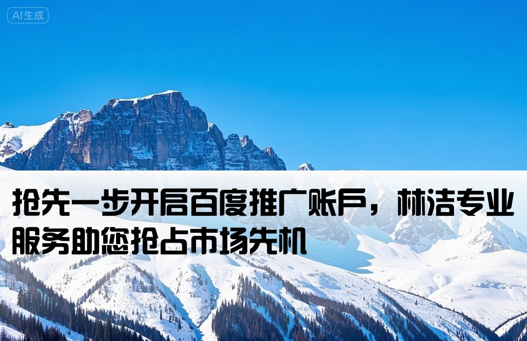百度推廣開戶先到林潔