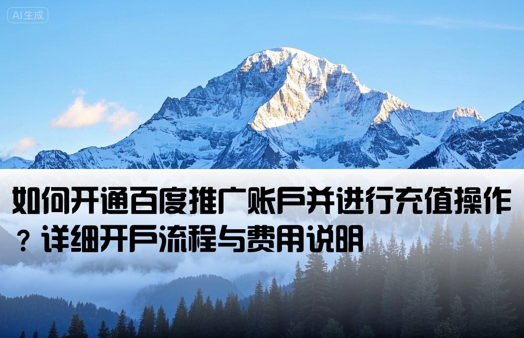 百度推廣怎么開(kāi)戶充值
