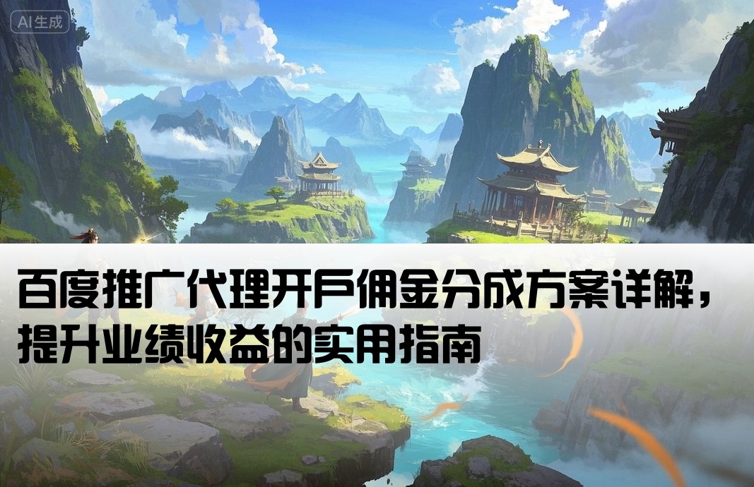 百度推廣開(kāi)戶提成