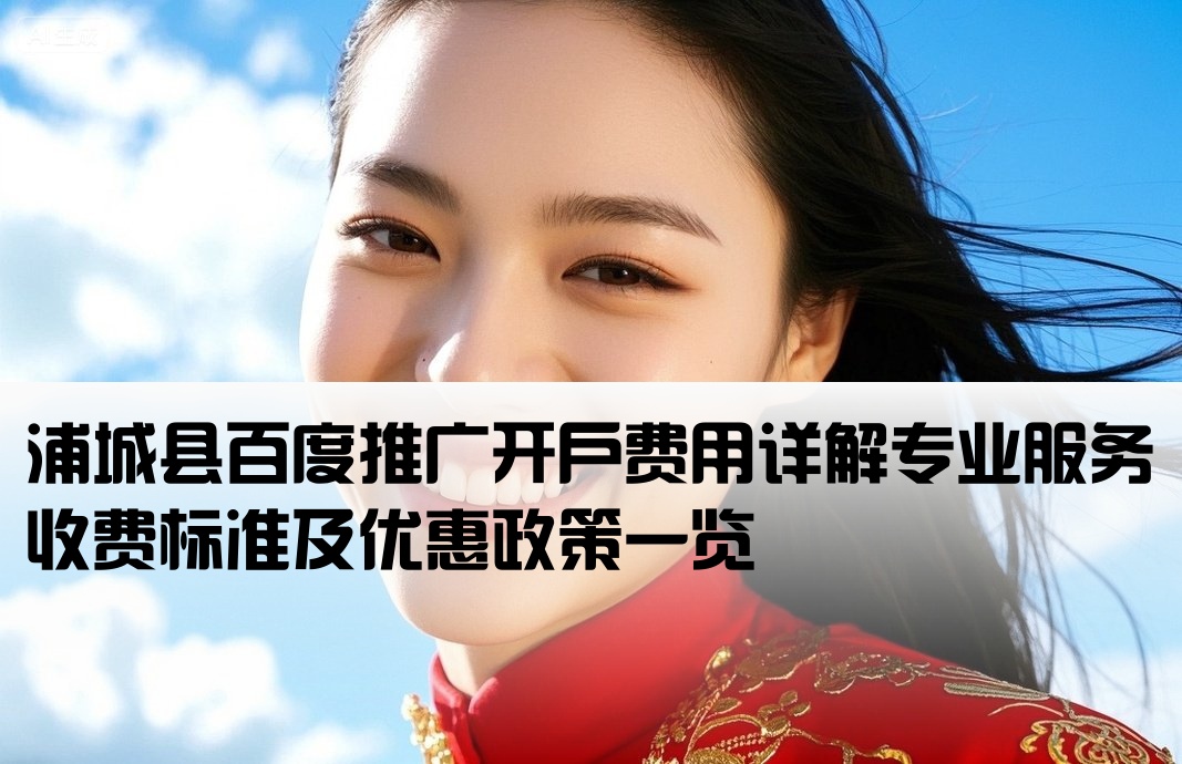 浦城縣百度推廣開(kāi)戶(hù)收費(fèi)