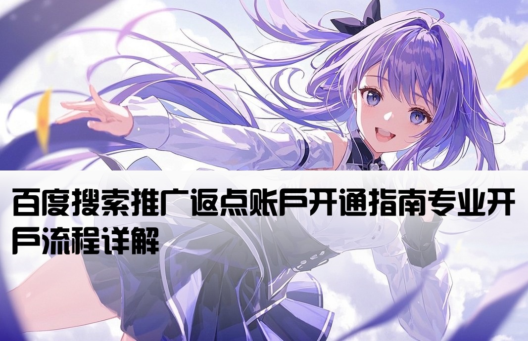 百度大搜返點戶開戶