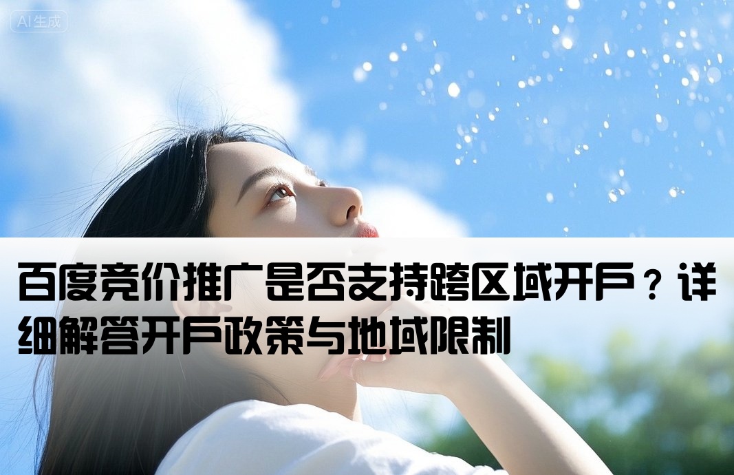 百度競價可以跨區(qū)開戶嗎