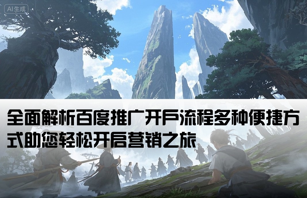 百度推廣開戶方式
