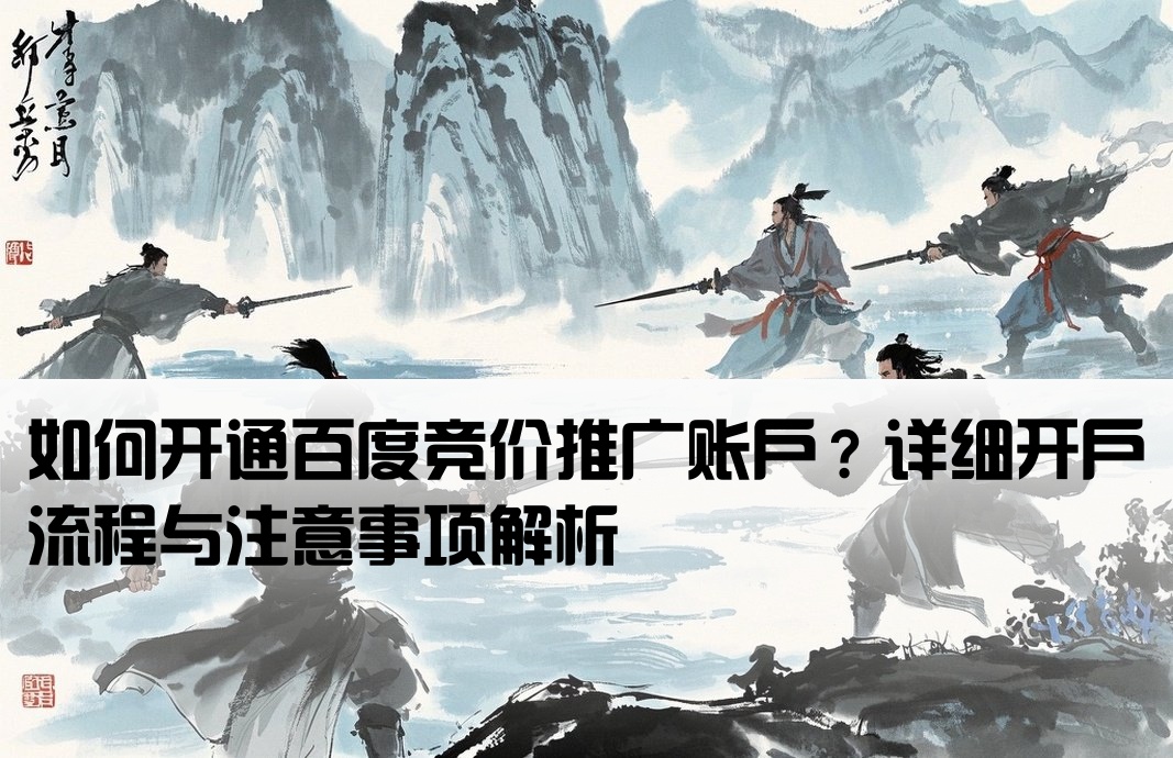 百度的競價廣告怎么開戶