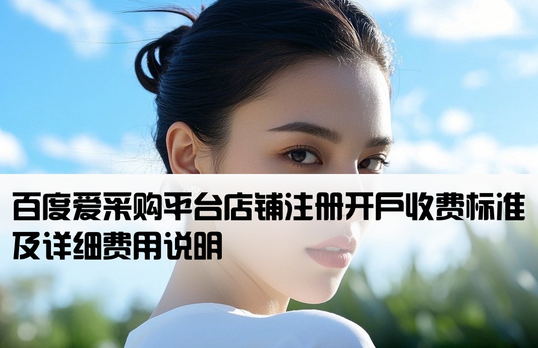 百度愛采購店鋪開戶費(fèi)用
