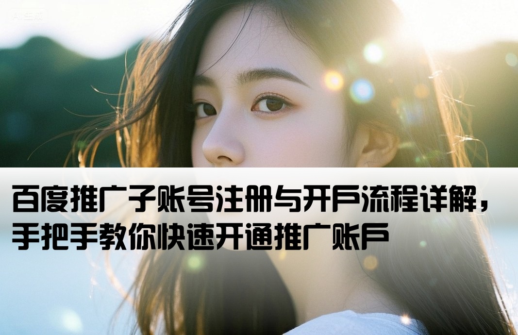 百度推廣子賬號開戶