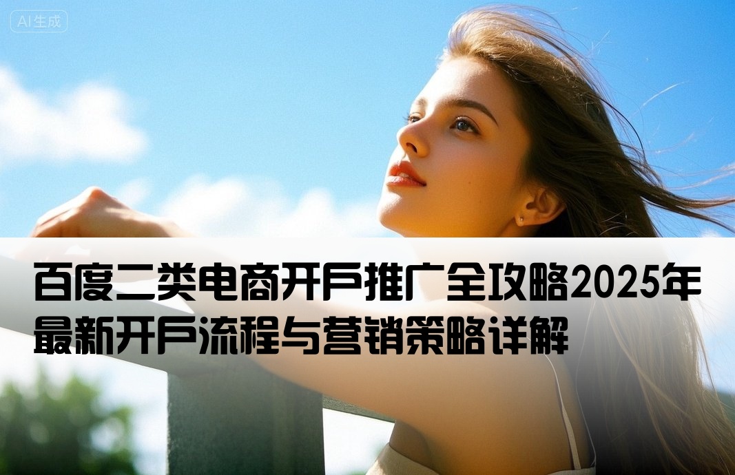 二類電商開戶推廣百度