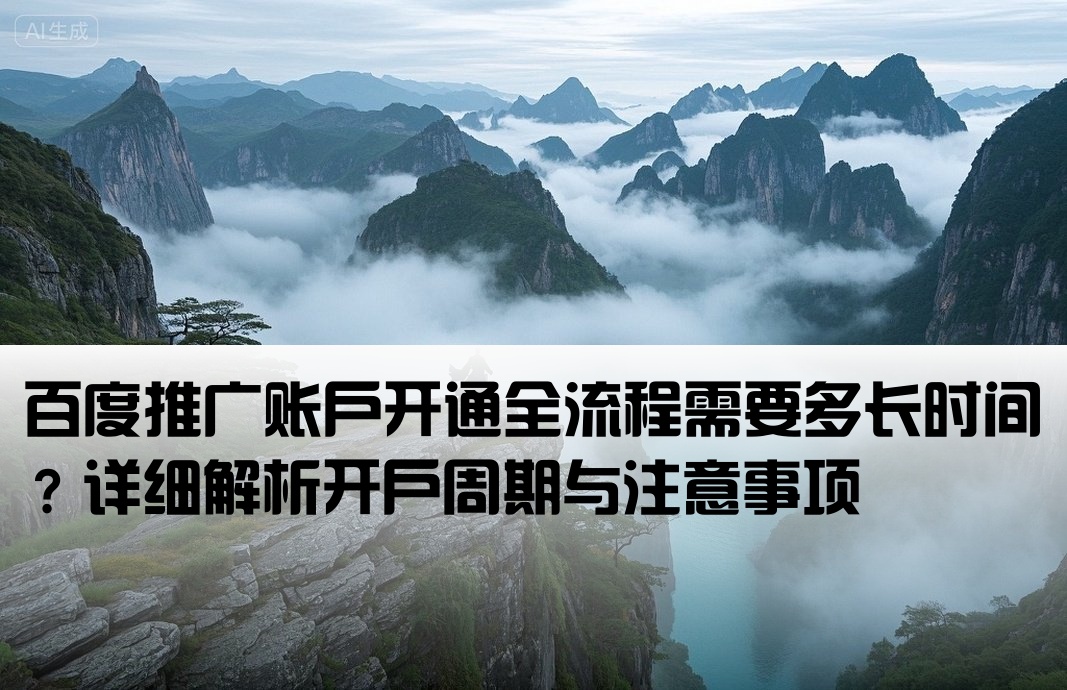 百度推廣開戶要幾天時間