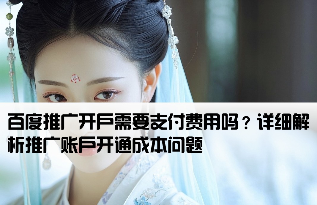 百度推廣開戶要錢不