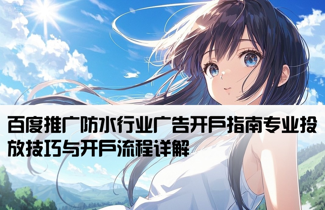 百度防水廣告開戶