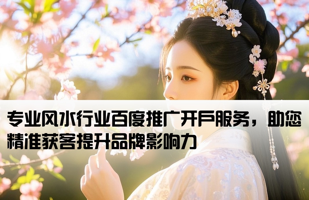 百度推廣風水行業開戶