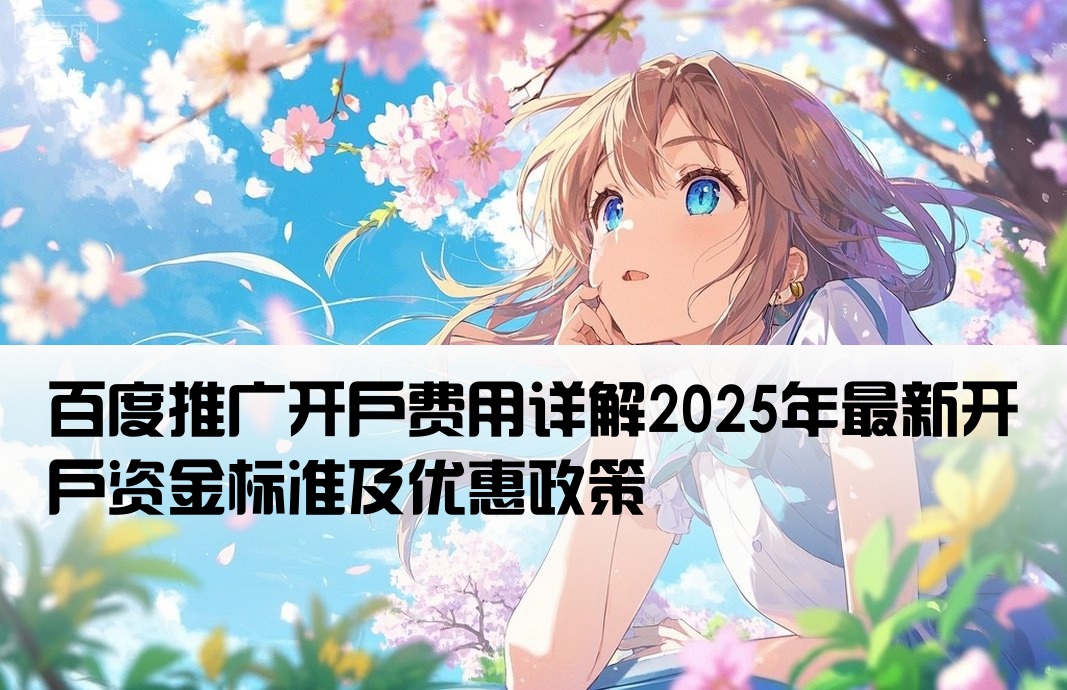百度推廣 開戶金