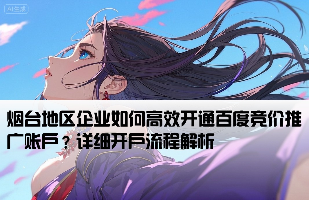 煙臺(tái) 百度 競(jìng)價(jià) 開(kāi)戶