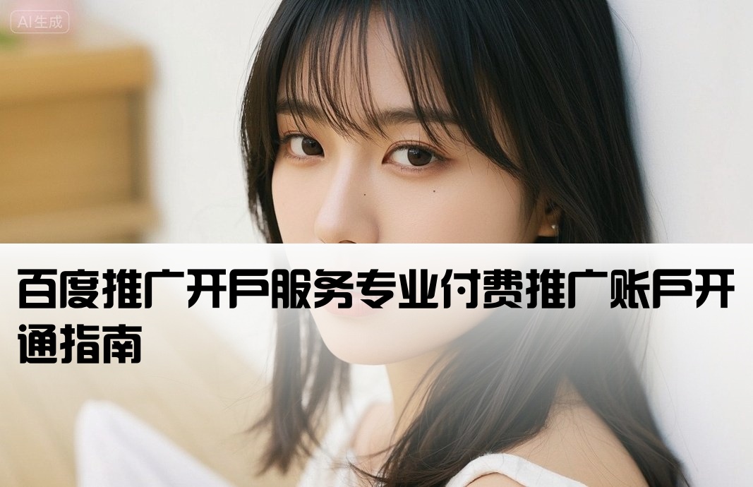 百度付費推廣 賬戶開戶