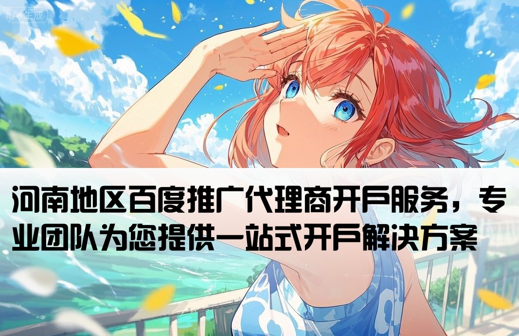百度河南代理商開戶