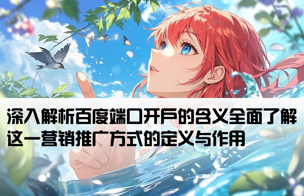 百度端口開戶啥意思呀