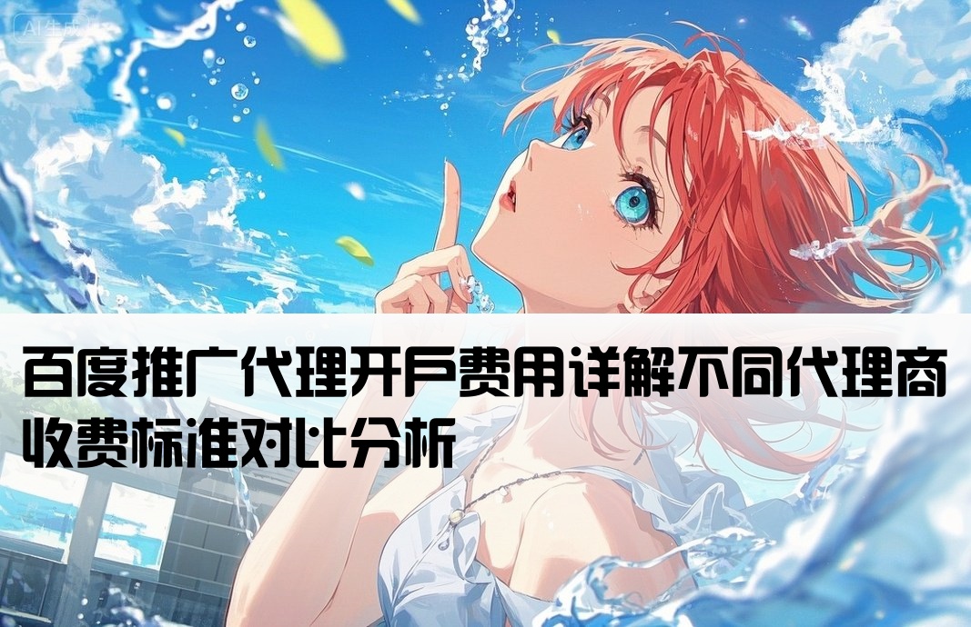 百度推廣開戶代理多少錢