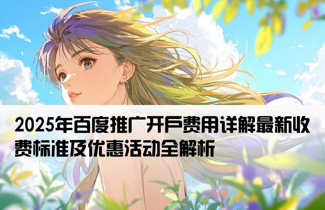 百度推廣開戶現在多少錢