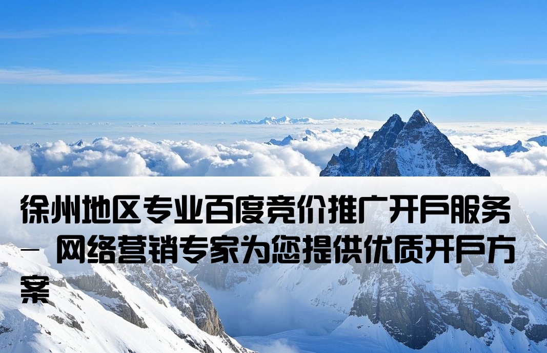競價(jià)開戶徐州百度網(wǎng)絡(luò)