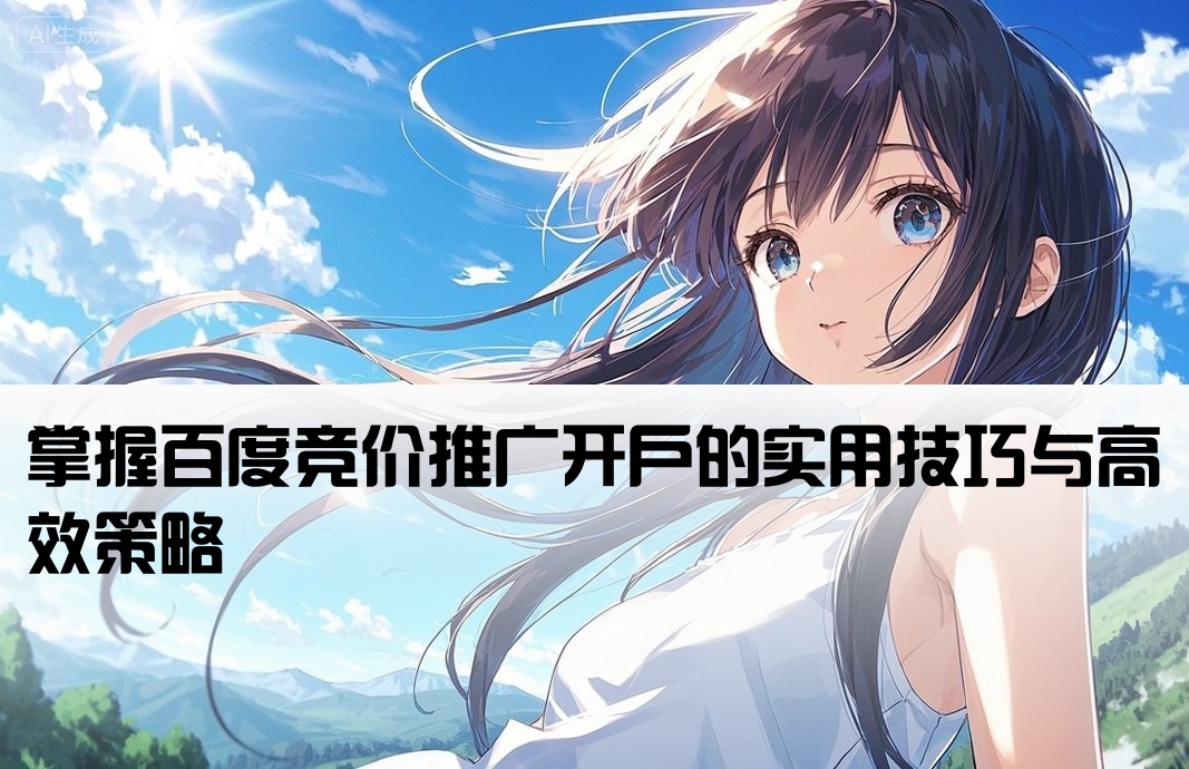 百度付費(fèi)推廣開戶技巧