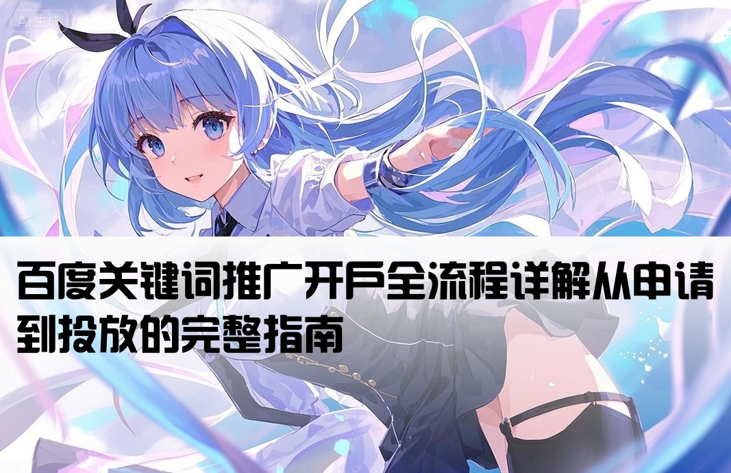 百度關(guān)鍵詞推廣如何開戶