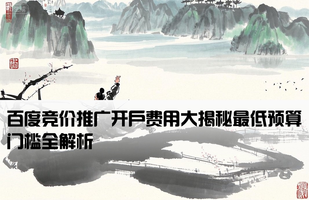 百度競價最低開戶價