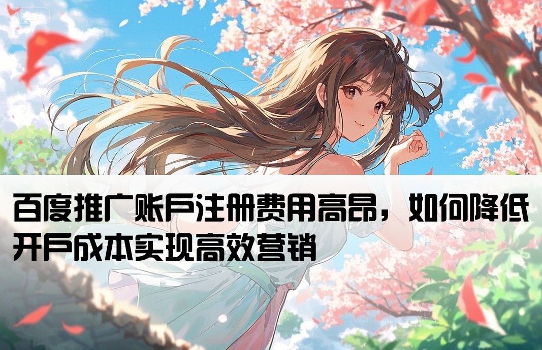 百度推廣賬號 開戶貴