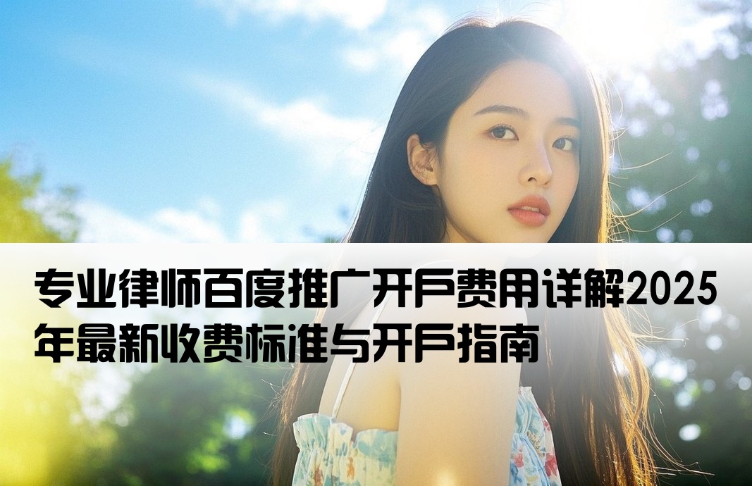 百度推廣律師開戶費