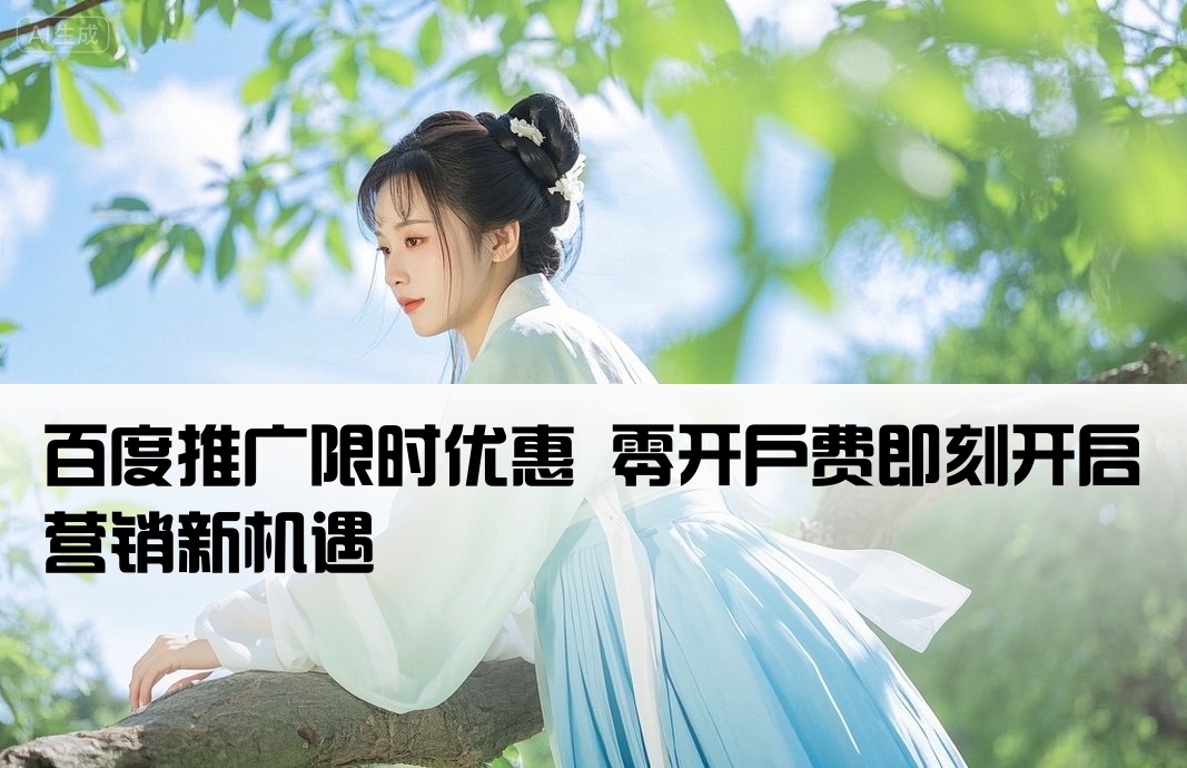 免開戶費百度推廣