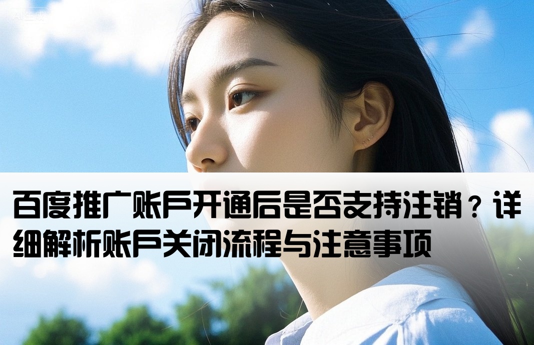 百度推廣開戶能注銷嗎
