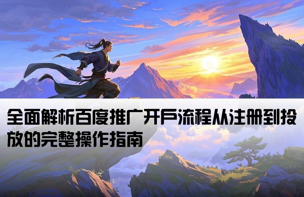 怎么用百度推廣開戶