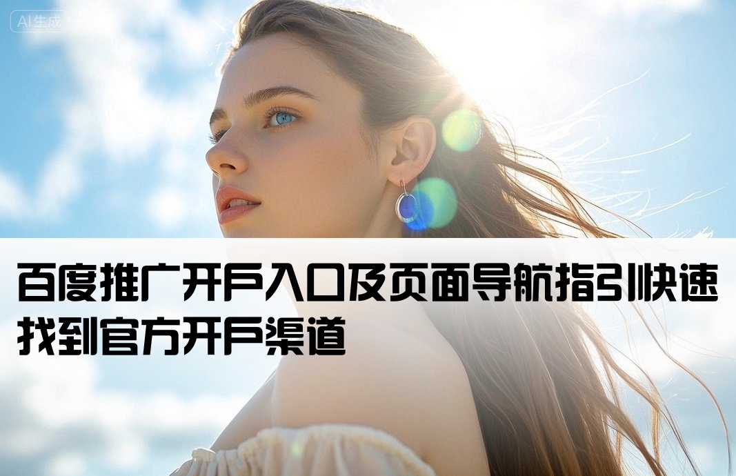 百度推廣開戶頁面位置