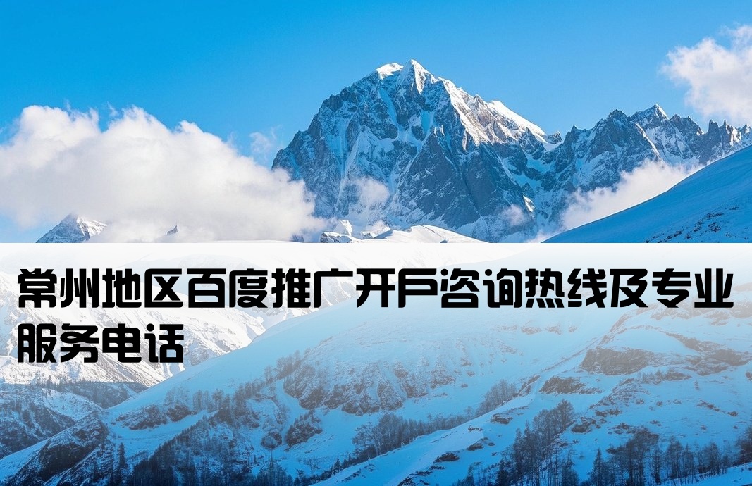 常州百度搜索開戶電話