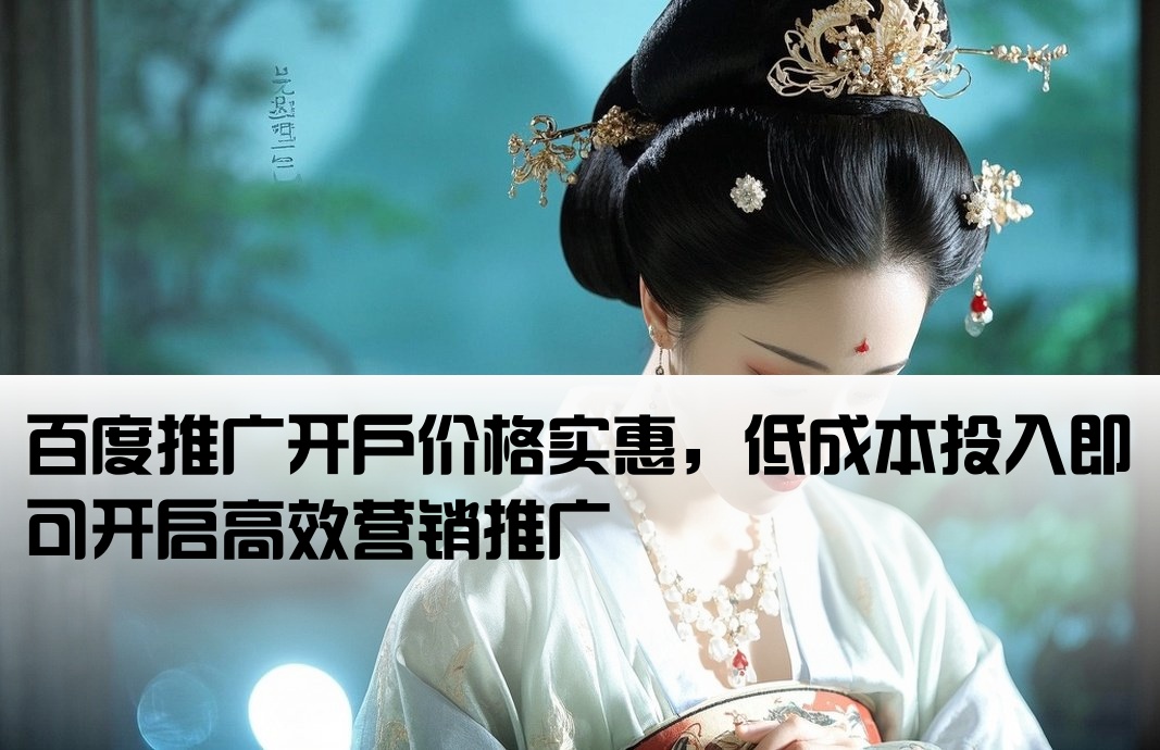 百度推廣開戶費用低