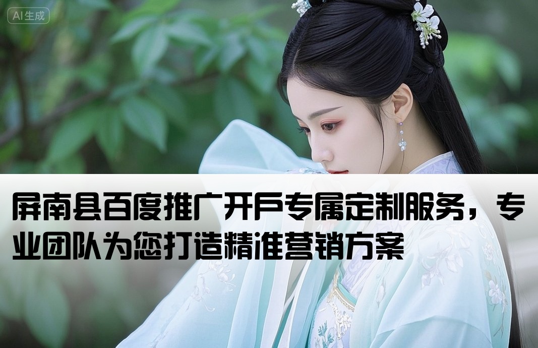 屏南縣百度推廣開戶定制