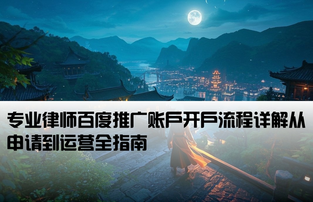 律師百度推廣戶怎么開戶
