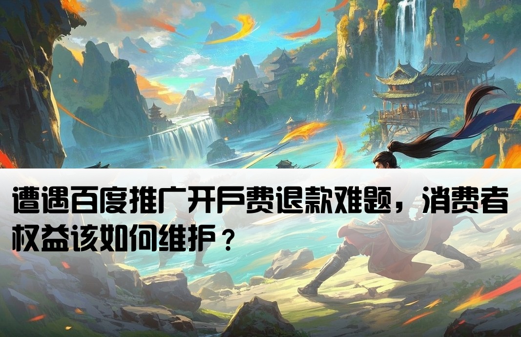 百度推廣開戶費(fèi)不給退
