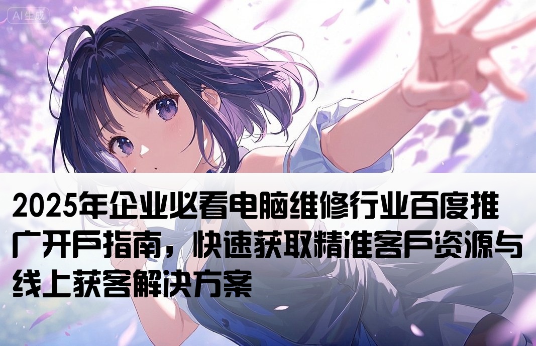 電腦維修百度推廣開戶