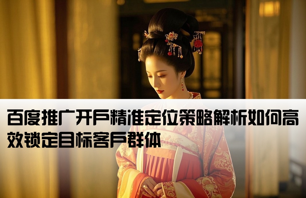 百度推廣開戶定位