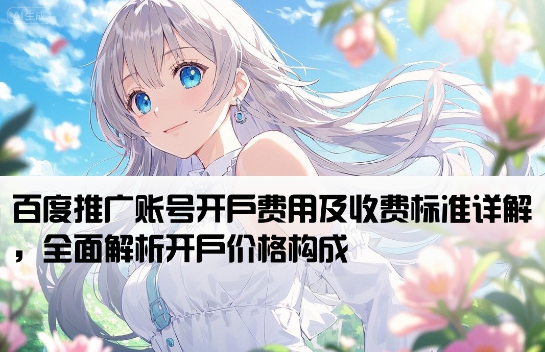 百度推廣賬號開戶多少錢