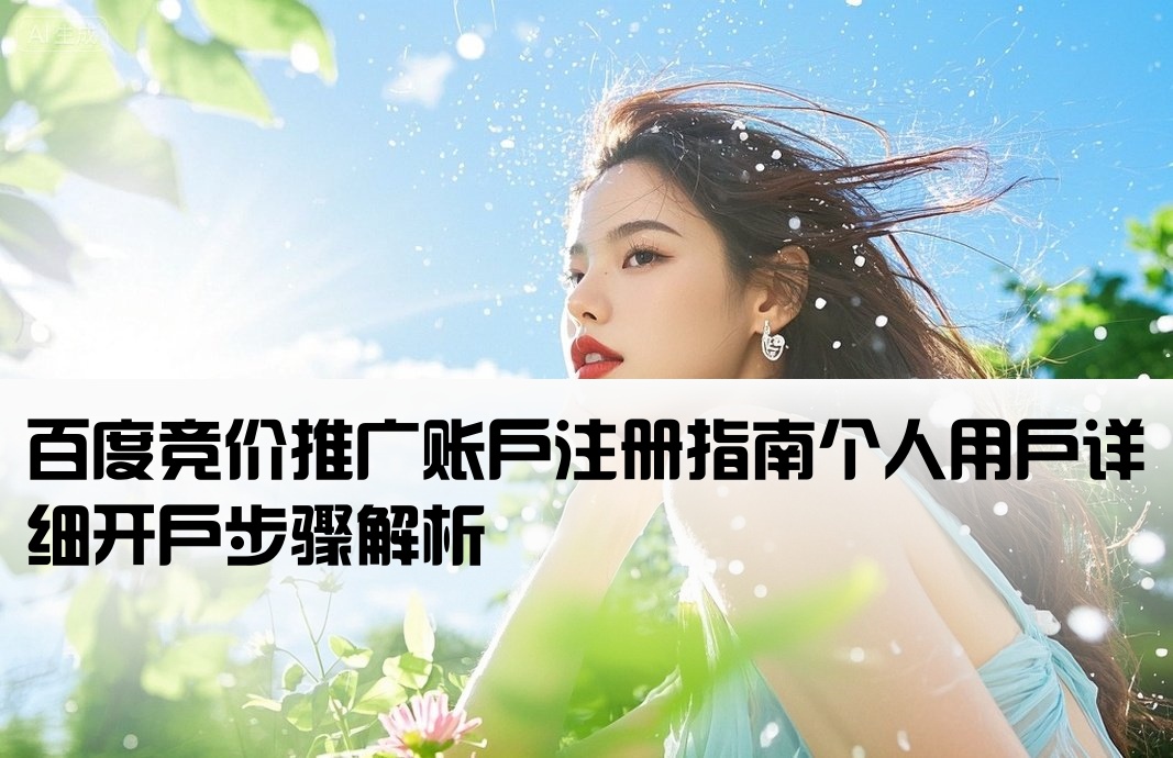 個人怎么開戶百度競價
